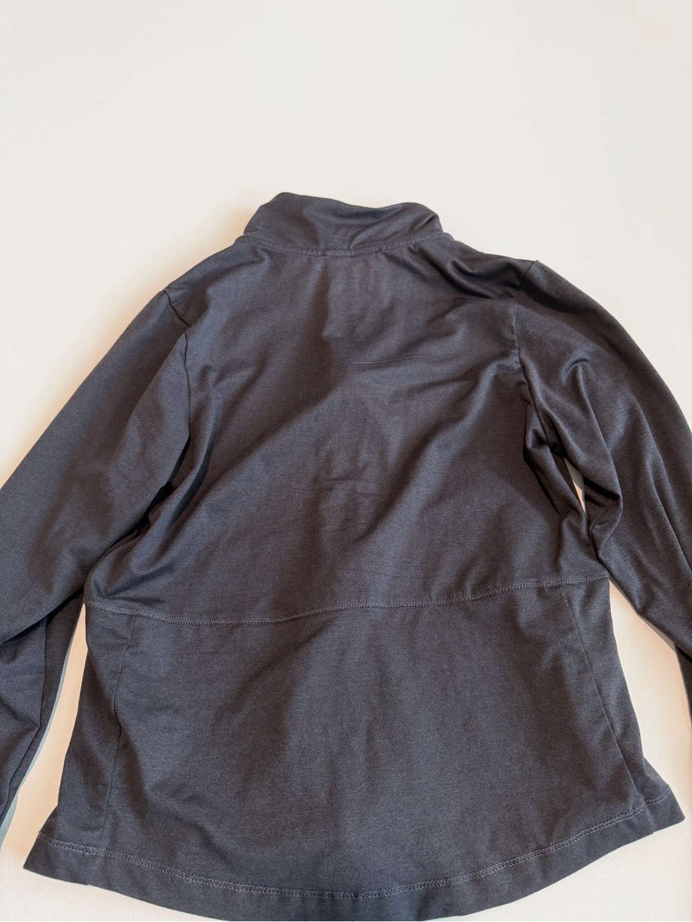 All In Motion Soft Stretch Full Zip Jacket Heathered Black Size Small - Picture 5 of 6